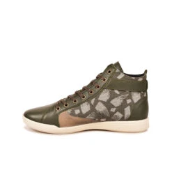 Nouveaux produits -Pataugas 628274 BASKET FEMME PALME WT KAKI 3