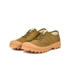 Pataugas AUTHENTIQUE L/T F2H VERT MILITAIRE -Pataugas BASKET FEMME OG L T F2H VERT MILITAIRE 5