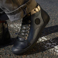 Pataugas BANJOU LATSA/MIX F4H NOIR/DORÉ 13 Pataugas BANJOU LATSA/MIX F4H NOIR/DORÉ -Pataugas F Palme MIX Noir Dore