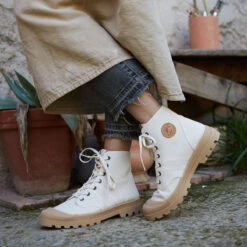 Nouveaux produits -Pataugas authentique toile femme ivoire